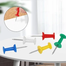 Colored Push Pins | Heads Come In An Assortment Of Colors For Eye-Catching Appeal | Pins & Tacks|School And Office Supplies | Pushpins | Thumb Tacks