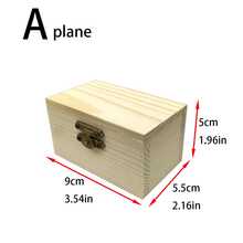 1 caixa pequena de madeira para armazenamento de mesa, bandeja, porta-canetas para casa e escritório, caixa de armazenamento de madeira com tampa de vidro, lembrancinha de casamento, presente de aniversário, presente festivo para mulheres, organizador de armazenamento, itens essenciais de viagem, volta às aulas