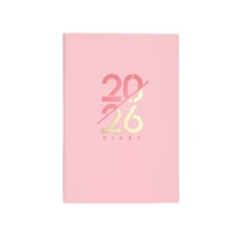 1pc 2026 Planner, 365 Days Daily Organizer, English/Spanish/Portuguese Time Management Notebook, 312 Pages High-Quality Faux Leather Cover, Multi-Color Design, Monthly & Weekly Layout, Compact Portable Size, Suitable For Time Management & Goal Tracking - Multicolor - View 21