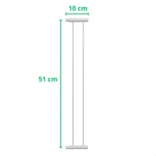 Extensor Prolongador Para Portão Porteirinha Pet 69cm - Branco - Visão 3