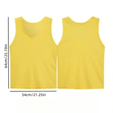 1pc Soccer/Basketball Team Training Vest, Mesh Confrontation Uniform, Men/Women Outdoor Sports Group Activity Vest