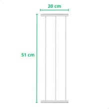 Extensor Prolongador Para Portão Porteirinha Pet 69cm - Branco - Visão 5