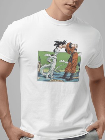 Camiseta Goku vs Freezer unisex Drago Ball Z– diseño clásico