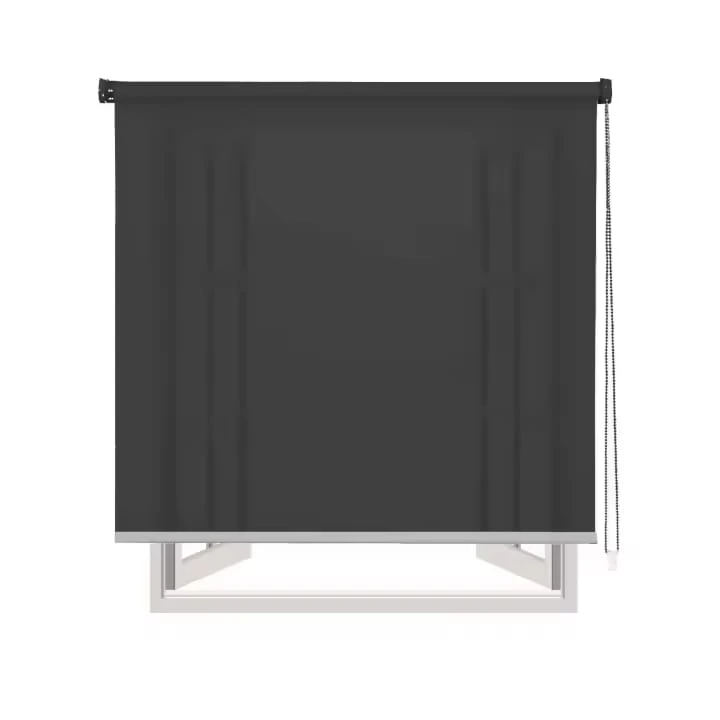 Kynley Rèm cuốn trơn mờ giá rẻ, dễ lắp đặt, kích thước 60-200x180cm, rèm cho cửa sổ và cửa ra vào, nhiều màu sắc. - màu đen - Xem 1