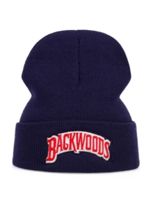 1pc Knitted Beanie Hat, Fashionable Embroidery, Comfortable Material, Unisex Design, Suitable For Spring, Summer, Autumn, Winter - Multicolor - View 13