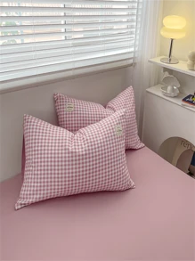 Juego de 3 piezas de funda nórdica a rayas de color púrpura con cremallera y funda de almohada - Lavable a máquina, resistente a la deformación, cómodo para todas las estaciones - Tejido suave y transpirable, ropa de cama para dormitorios y habitaciones de invitados (El conjunto incluye 1 funda nórdica, 2 fundas de almohada, sin relleno nórdico ni núcleo de almohada)