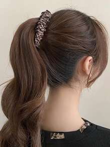 1 Stück elegante Leoparden Muster Haarspange, große Haarspangen Haaraccessoires, Haarspange am Hinterkopf, hoher Pferdeschwanz, Befestigungsaccessoire, geeignet für alle Frisuren, ideales Geschenk für Frauen und Mädchen