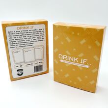 Drink If...Party Classic Romantic Funny Creative Board Game Cards Fun ChallengesInteractive Cards Start Fun Night Games,Christmas, New Year,Halloween, Valentine's Day Game Cards, Perfect Game Night