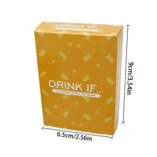 Drink If...Party Classic Romantic Funny Creative Board Game Cards Fun ChallengesInteractive Cards Start Fun Night Games,Christmas, New Year,Halloween, Valentine's Day Game Cards, Perfect Game Night