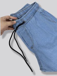 KIT 2 PANTS / CARGO / MEN'S SKATEBOARD, CASUAL, POCKETS DRAWSTRING CLOSURE UNISEX FASHION-BABY BLUE AND DARK - Champagne - View 8