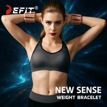 DEFIT Weighted Wristband Arm Strength Training Fitness Equipment Band Workouts Exercise Gear Gym Accessories