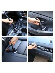 Car Interior Detail Brush, Soft Bristle Cleaning Brush Dust Removal Brush, Car Interior Cleaning Tools, Car Detail Brush Car Dashboard Dust Removal Brush (Black)