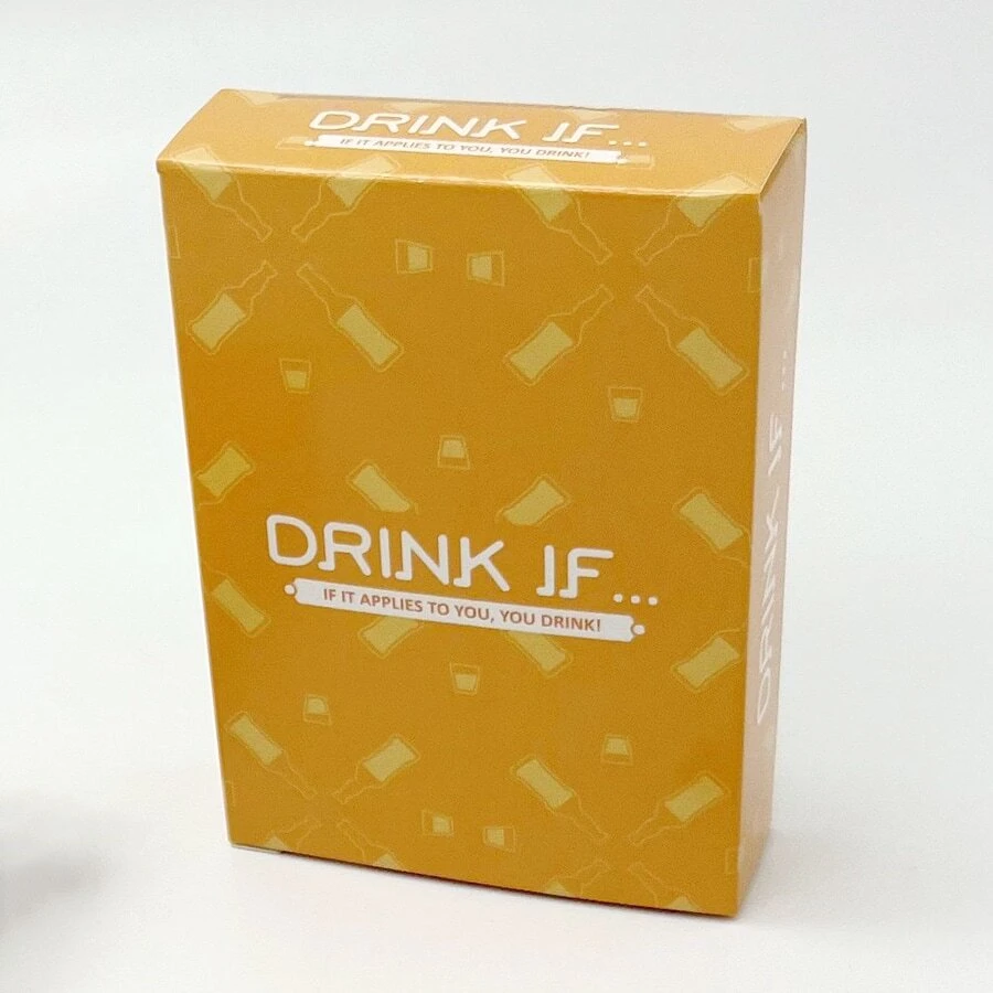 Drink If...Party Classic Romantic Funny Creative Board Game Cards Fun ChallengesInteractive Cards Start Fun Night Games,Christmas, New Year,Halloween, Valentine's Day Game Cards, Perfect Game Night