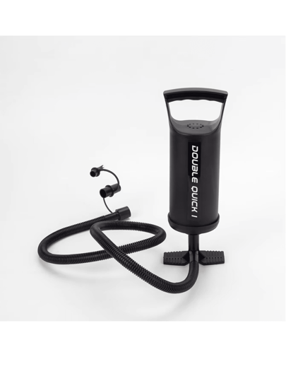 1 pièce Pompe à air manuelle de sol de type traction, pompe à air rapide, pompe à air portative, gonflage rapide, pompe à air manuelle portable adaptée à une utilisation extérieure, anneaux de natation, matelas, flotteurs de piscine, accessoires gonflables, articles de plage, accessoires de plage