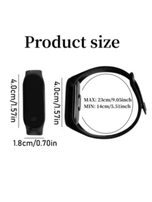 Set de 3 piezas: Reloj electrónico para niños con diseños de astronauta/cohete/fútbol, reloj digital LED minimalista de dibujos animados, pulsera rastreadora de actividad LED, adecuado para estudiantes de primaria y secundaria - Multicolor - Ver 5