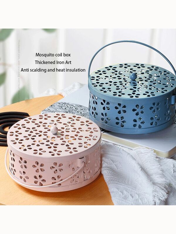 Creative Plum Blossom Mosquito Incense Box Mosquito Incense Rack Indoor Home Outdoor Flame Resistant Aromatherapy Stove Large Mosquito Incense Stove Mosquito Incense Plate