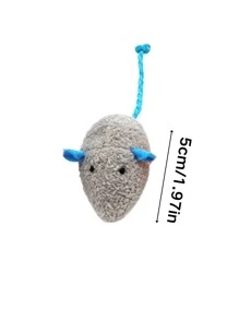1/3/5PCS Cat Chew Toys, Simulated Plush Mice And Simulated Fish, Containing Catnip To Attract Cats To Play Quietly Without Disturbing People, Excellent Material, Strong And Durable, Suitable For Cats To Play Indoors