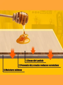 Natural Beeswax Furniture Care, Polishing, Waterproof, Anti-Cracking, Brightening, Wooden Floor Maintenance, Beeswax