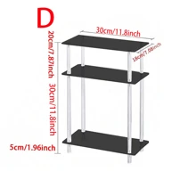 1 set table d'appoint étroite en acrylique, convient aux petits espaces, table de chevet/de nuit, bureau latéral ultra-fin