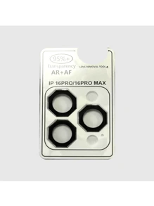 1pc Black Octagonal Anti-Scratch AR+AF High Definition Lens Film Protector Set For Smartphone Camera Gift For Birthday, Family, Friends Lens Protector, Phone Accessories Waterproof Shockproof Anti-Fall Anti-Fall Anti-Fingerprint Full Cover