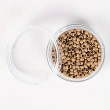 AliLeader 2.5mm*1.5mm*2mm 奈米銅環 1000個/瓶 微型環 微鏈接珠 I-Tip 接髮工具用 微晶片 萬聖節 - 彩色 - 查看 10