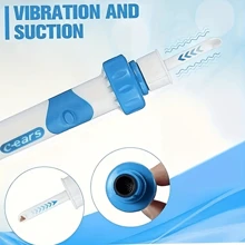 SOKANY Electric Ear Suction Tool, Ear Suction Device, Soft Head Cleaner, Ear Spoon, Dropper, Ear Cleaner, Ear Cleaning Wax Remover-Battery Powered, Without Battery