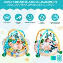 Interactive Baby Gym Educational Playmat Cloud - 藍色 - 查看 5