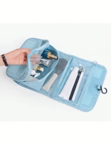 Juego de 9 en 1 Organizador de almacenamiento de viaje, cubos de embalaje plegables para el equipaje que incluyen bolsa de aseo, bolsa de maquillaje, bolsa de ropa interior, bolsa de zapatos, organizador de lencería y calcetines, bolsas de almacenamiento plegables para la ropa, adecuado para maletas