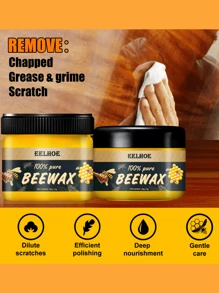 Natural Beeswax Furniture Care, Polishing, Waterproof, Anti-Cracking, Brightening, Wooden Floor Maintenance, Beeswax
