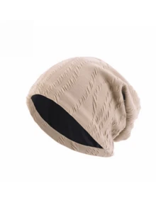 1 件男女通用宽松无檐便帽，时尚波西米亚风格帽子，个性化头饰，适合春秋冬季的保暖帽子，适合男女装