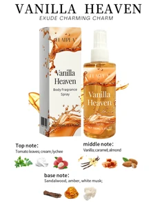 3.4fl.Oz Women's Fragrance Spray Cream/Vanilla/Caramel Scent, Light And Long-Lasting, Women's Body/Hair Fragrance Spray, Alcohol-Free, Ideal For Daily/Vacation/Parties, Birthday/Valentine's Day Gifts For Women