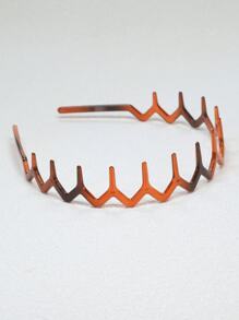 Haarbanden, zigzag- en golfontwerp - neutrale en neutrale haaraccessoires, metalen dameshoofdbanden, modieuze hoofdbanden met tanden voor sport, dagelijks gebruik en haarverzorging, haaienteenhoofdbanden met gekartelde plastic hoofdbanden, haarbandaccessoires, nieuwe luipaardprint matte haarbanden, hoofdbanden met hoge schedeldruk, sfeer premium gevoel haaraccessoires, gebroken haar organiseren, terug naar school
