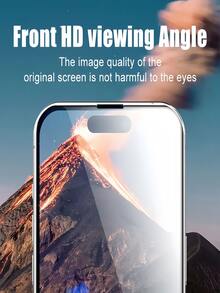 3 件 9H 防窥钢化玻璃屏幕保护膜适用于 16 Pro Max / Galaxy S25 Ultra / / Redmi,不支持指纹识别、微百叶窗技术、AR、防指纹、终极隐私保护(2025 年最新设计)生日、家人、朋友的礼物手机屏幕保护膜、手机配件 - 3pcs - 查看 5