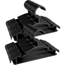 10/20pcs Children Hangers, 10.63 Inch Small Plastic Kid Clothes Hooks, Durable Non-Slip Clothing Rack, Baby Nursery Wardrobe Storage - Multicolor - View 10