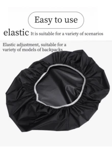 Large Outdoor Hiking Backpack Rain Cover, Universal Waterproof Dustproof Backpack Rain Protector Cover For Travel Backpack, Student Book Bag - Multicolor - View 11