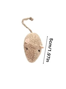 1/3/5PCS Cat Chew Toys, Simulated Plush Mice And Simulated Fish, Containing Catnip To Attract Cats To Play Quietly Without Disturbing People, Excellent Material, Strong And Durable, Suitable For Cats To Play Indoors