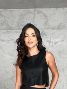 Women Tank Tops & Camis - 黑色 - 查看 1