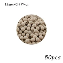 50 pezzi/100 pezzi, Assortimento di perline, perline in silicone di colore solido da 9mm/12mm/15mm, in vari colori, perline decorative, adatte per braccialetti fai-da-te, penne con perline, ecc.