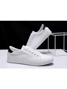 Zapatillas de deporte de moda para mujer Zapatos cómodos para caminar - Blanco - Ver 2