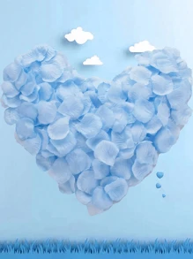 100/1000 Pétalos de Rosa Azul Claro. Estos pétalos artificiales están llenos de una atmósfera romántica y se pueden usar como pétalos para lanzar en fiestas. Son artículos para fiestas, adecuados para decoraciones de bodas, decoraciones de propuesta, decoraciones de fiestas, decoraciones del Día de la Madre, decoraciones del Día de San Valentín, decoraciones de ceremonias de graduación. También se pueden usar para la decoración del hogar y los arreglos florales de la boda.