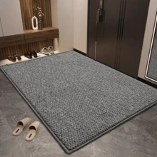1pc Pineapple Ring Shaped TPR Bottom Material Doormat, 1pc Luxury Polypropylene Jute Fiber Entrance Mat With TPR Anti-Slip Bottom, Easy To Clean, Suitable For Entryway, Living Room, Bedroom, Bathroom And Home Decor, Great Gift Christmas Decor Kitchen Rug - Multicolor - View 23