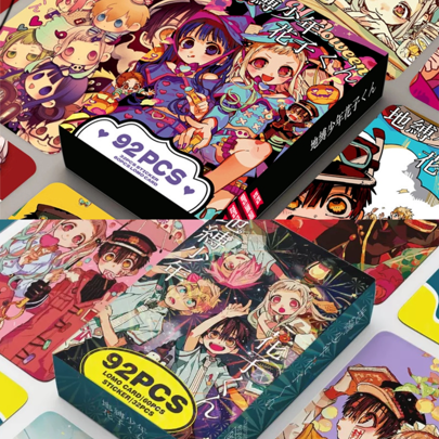 60pcs Cards + 32pcs Stickers Set, HD Photo Cards, Lomo Cards, Anime Peripherals, Small Gifts, Holiday Gifts