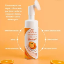 MOUSSE MICELAR VITAMINA C DA PHALLÉBEUTY - Laranja - Visão 5