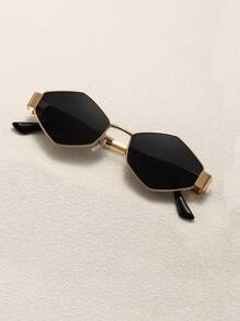 4 pièces / 3 pièces / 2 pièces / 1 pièce Lunettes de mode ovales en métal de style rétro européen et américain, lunettes en forme de diamant, lunettes semi-circulaires, style rétro populaire et polyvalent, convenant aux hommes et aux femmes, pour les vacances, les loisirs, les accessoires de plage, l'utilisation quotidienne et les activités de plein air pour les vacances d'été à la plage, les sorties, les voyages