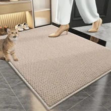 1pc Pineapple Ring Shaped TPR Bottom Material Doormat, 1pc Luxury Polypropylene Jute Fiber Entrance Mat With TPR Anti-Slip Bottom, Easy To Clean, Suitable For Entryway, Living Room, Bedroom, Bathroom And Home Decor, Great Gift Christmas Decor Kitchen Rug - Multicolor - View 24