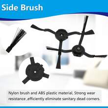 与 Roborock Qrevo S/Qrevo Plus/Qrevo Pro/Qrevo MaxV 机器人吸尘器兼容的替换备件，配件可拆卸刷子/主刷/滚刷、侧刷、HEPA 过滤器、拖把布和集尘袋。 - Roborock - 查看 5