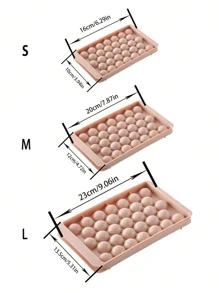 1pc PP Ice Ball Maker Mold, Creative Pink Ice Cube Tray For Kitchen