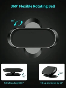 1个360度旋转磁吸车载手机支架，出风口磁吸式车载支架，支持GPS智能手机，兼容 - 彩色 - 查看 7