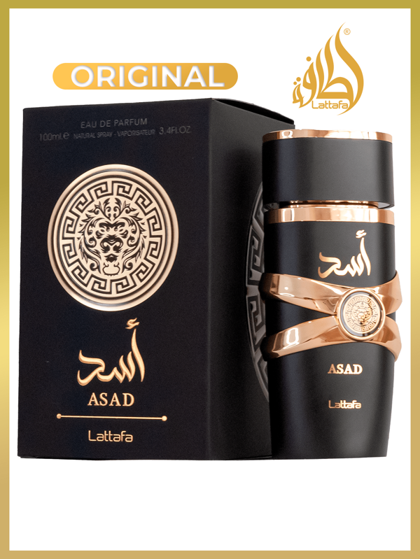 Lattafa Asad Eau de Parfum 100ml (Perfume Masculino Original) Lattafa Festa Junina