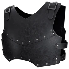 1 chiếc áo giáp ngực Viking cổ điển thời trung cổ hai lớp, trang phục hiệp sĩ chiến binh, đạo cụ biểu diễn sân khấu lễ hội COSPLAY Halloween - Nhiều màu - Xem 5